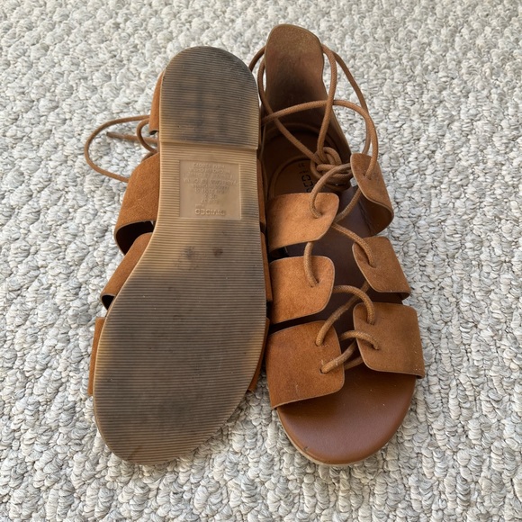 H&M Brown faux suede Gladiator sandals - Picture 5 of 5